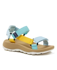 Lands' End Little Girls Colorful Traveler Sport Strap Sandals