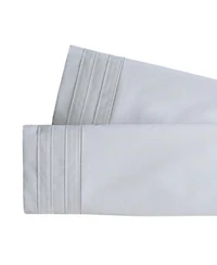 Egyptian Linens Banded Pillowcase Set Luxurious 608 Thread Count Usa