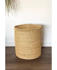 Mbare, Handwoven Hamper with Lid