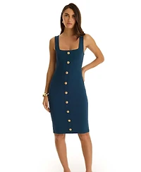 The Noli Shop Women's Helena Button Dress