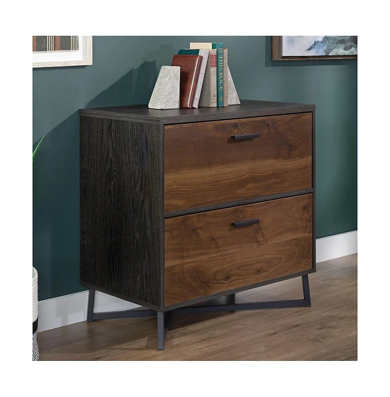 Sauder Canton Lane File Cabinet, Brew Oak finish