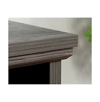 Sauder Aspen Post Commercial Office Credenza, Pebble Pine finish