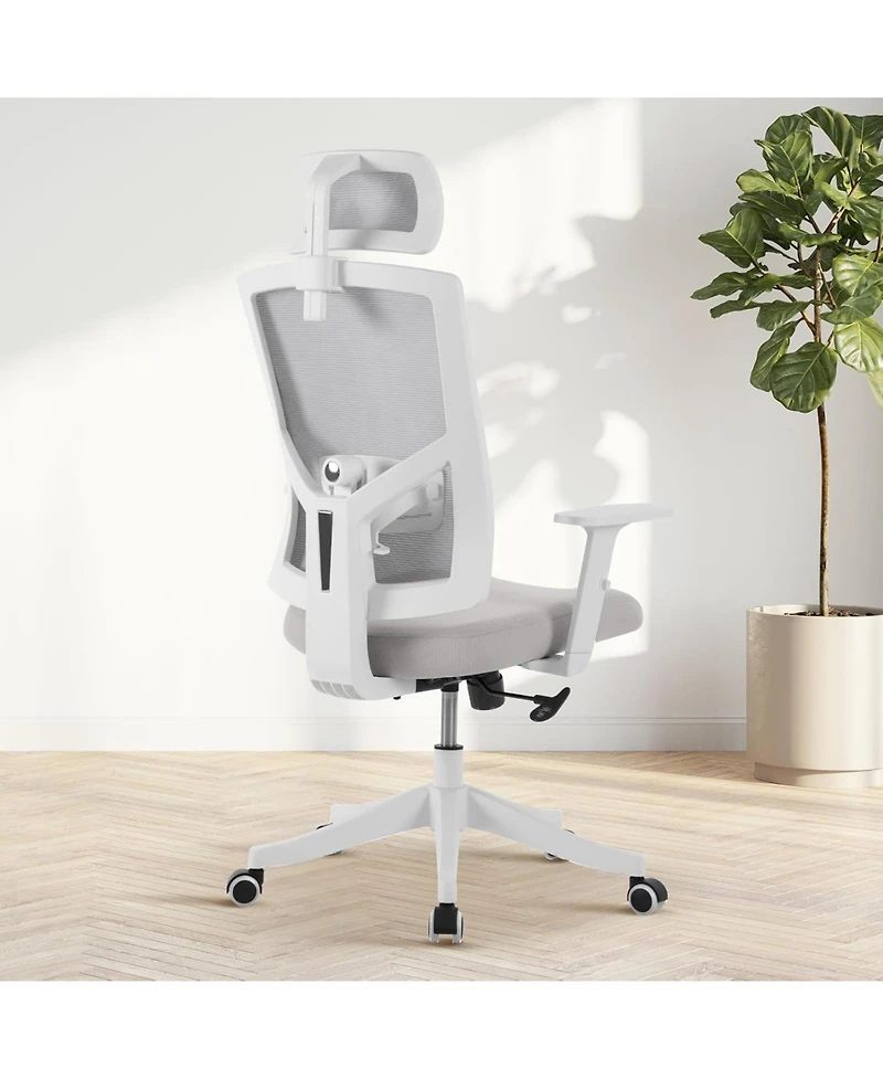 gaomon Ergonomic High Back Mesh Office Chair with Recline, Flip Up Arms and Adjustable Headrest