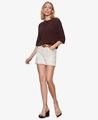 Sanctuary Women's Mid-Rise Denim Shorts