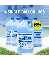 Champion Acid Muriatic Acid for Removal of Stains on Driveways (4 Pack
