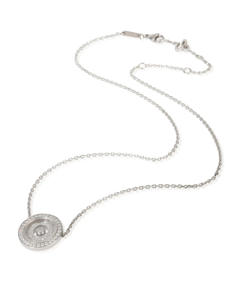 Pre-Owned Chopard White Gold Diamond Happy Spirit Pendant