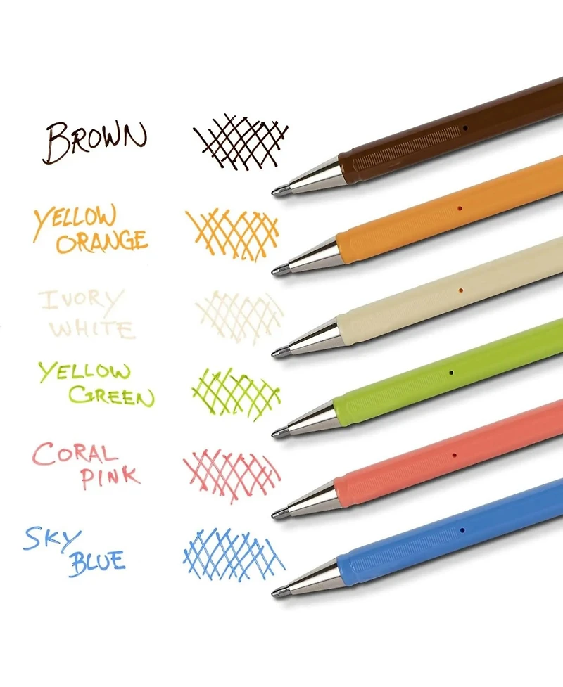 Pentel Arts Hybrid Mattehop Gel Roller, 1.0mm, 8-Pk