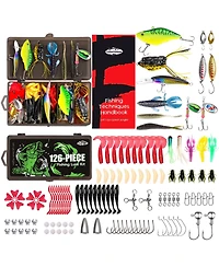 Gnuadz Fishing Lures Kit Tackle Box Bass Walleye Trout Freshwater