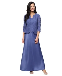 Alex Evenings Petite Lace Dress and Jacket
