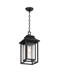John Timberland Cecile 19 High Farmhouse Rustic Outdoor Pendant Light Fixture Ceiling Porch House Hanging Painted