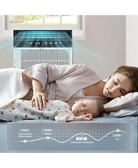 Antarctic Star 12000 Btu Room Air Conditioner, 6-in-1 Cooling with Smart Sensor and Remote