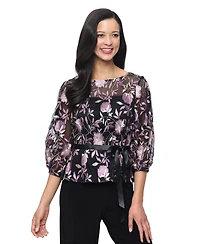 Alex Evenings Women's Boat Neck Top