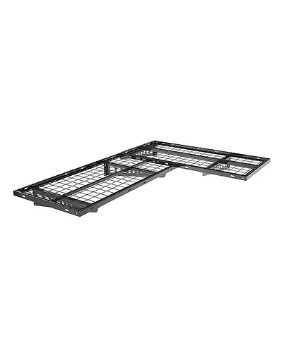 FlexiMounts 48" Wall Mounted Steel Shelf with Corner Brackets - Garage Storage Rack