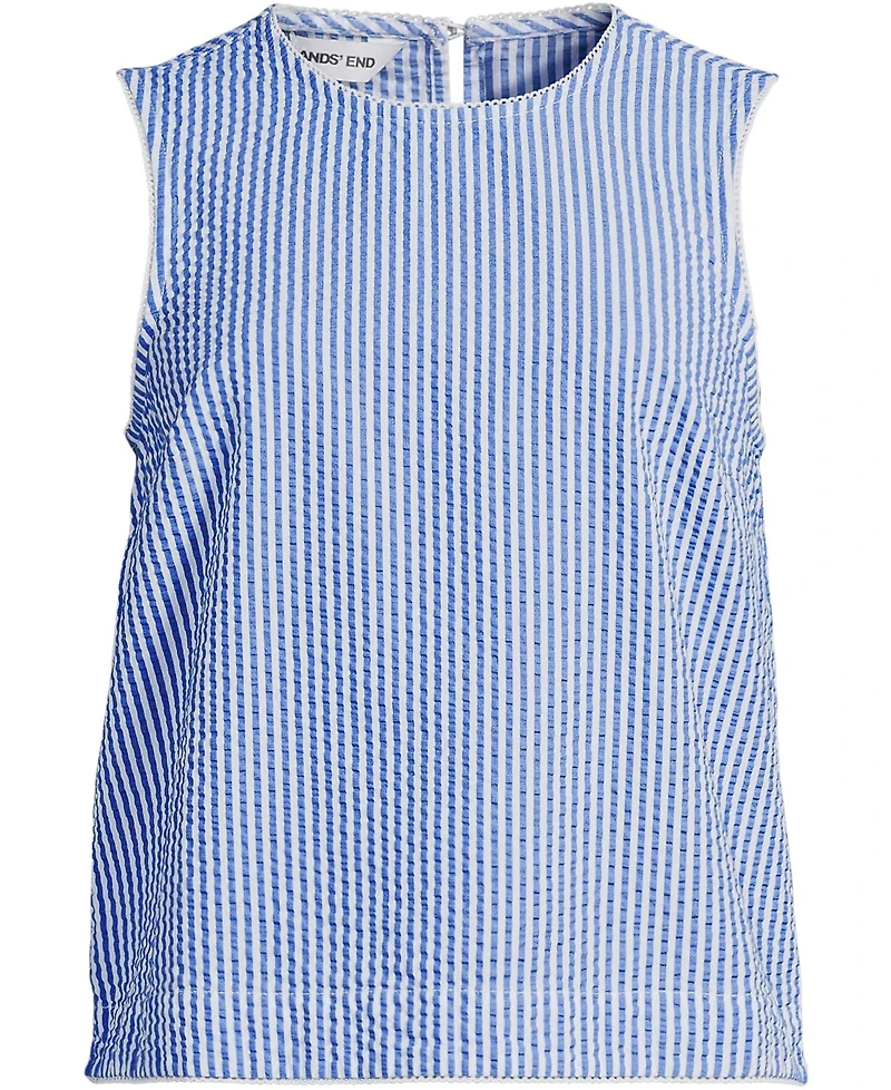 Lands' End Women's Seersucker Matchback Shell