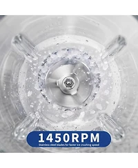 Gaomon Commercial Electric Ice Shaver 209LBS/H, 1450RPM, Shaved Snow Cone Machine for Dessert Shops, Bars, Silver