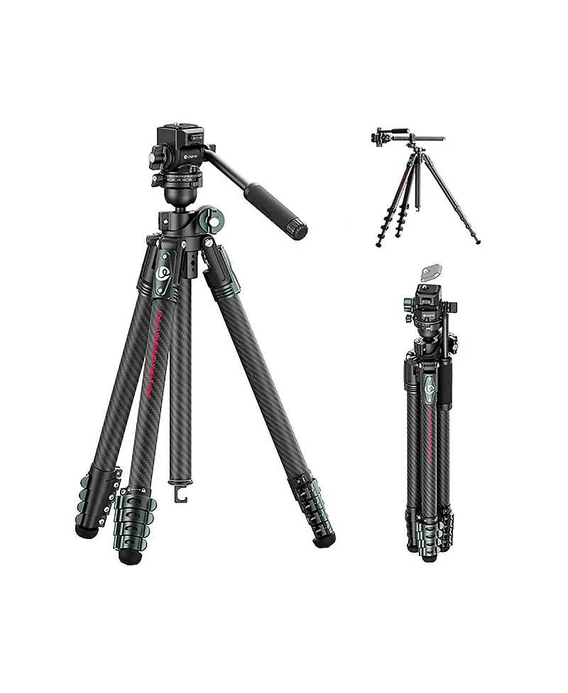 Ulanzi JJ06 GlideGo 5-Section Carbon Fiber Travel Tripod with Ball Head