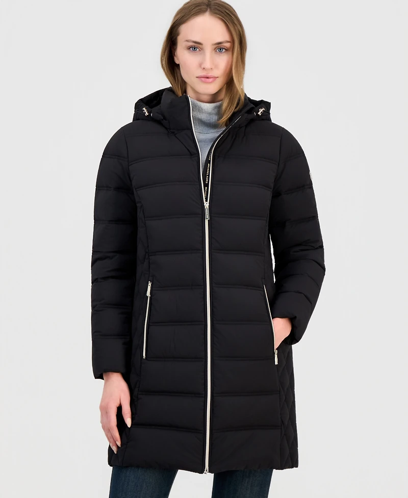 Women's Hooded Packable Puffer Coat, Created for Macy's