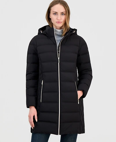 Women's Hooded Packable Puffer Coat, Created for Macy's