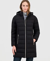 Women's Hooded Packable Puffer Coat, Created for Macy's