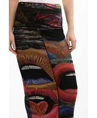Desigual Women's Printed Knit Skirt