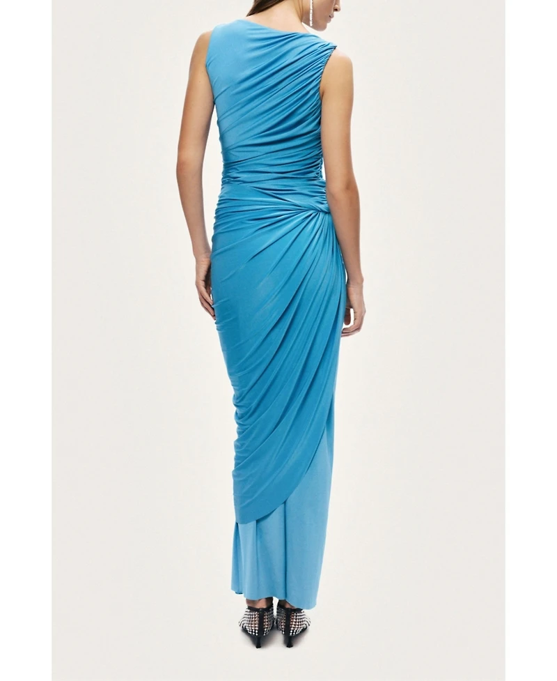 Nocturne Women's Draped Sleeveless Maxi Dress