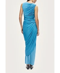Nocturne Women's Draped Sleeveless Maxi Dress