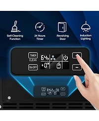 Cowsar Built-in Ice Maker, 80lbs/Day with Timer and Self-Cleaning