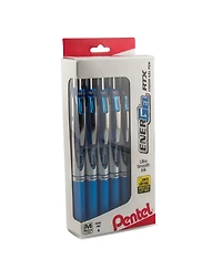 Pentel EnerGel Rtx Retractable Liquid Gel Pen, (0.7mm) Metal Tip, Medium Line,0.7mm, 12-Pk Hanging Window Box