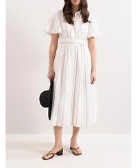 Phase Eight Women's Marielle Striped Shirt Dress