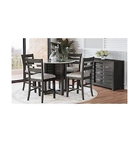 Jofran Altamonte Contemporary Ladderback Upholstered Counter Stool (Set of 2)