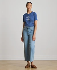 Lauren Ralph Women's Crewneck Short-Sleeve T-Shirt
