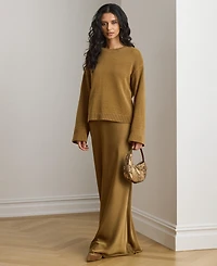 Lauren Ralph Women's Crewneck Long-Sleeve Sweater