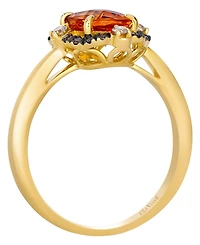 Le Vian Cinnamon Citrine (1-1/6 ct. t.w.), Nude Diamond (1/10 ct. t.w.) & Chocolate Diamond (1/8 ct. t.w.) Ring in 14k Honey Gold