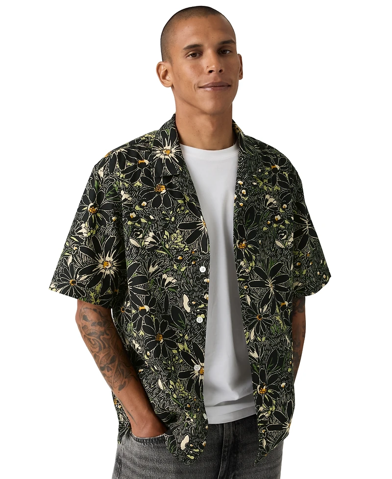 Levi's Premium Men's Short-Sleeve Camp Collar Shirt