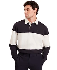Ted Baker Men's Long-Sleeve Collared Regular-Fit Polo Shirt