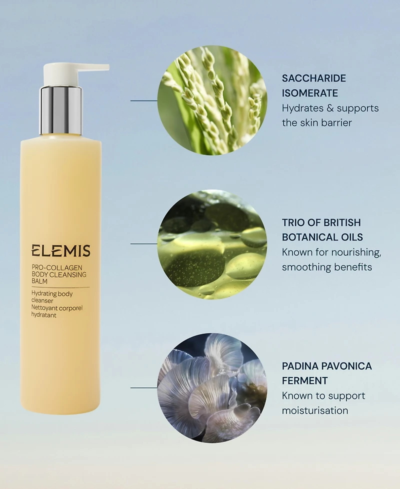 Elemis Pro-Collagen Body Cleansing Balm, 10.14 oz.