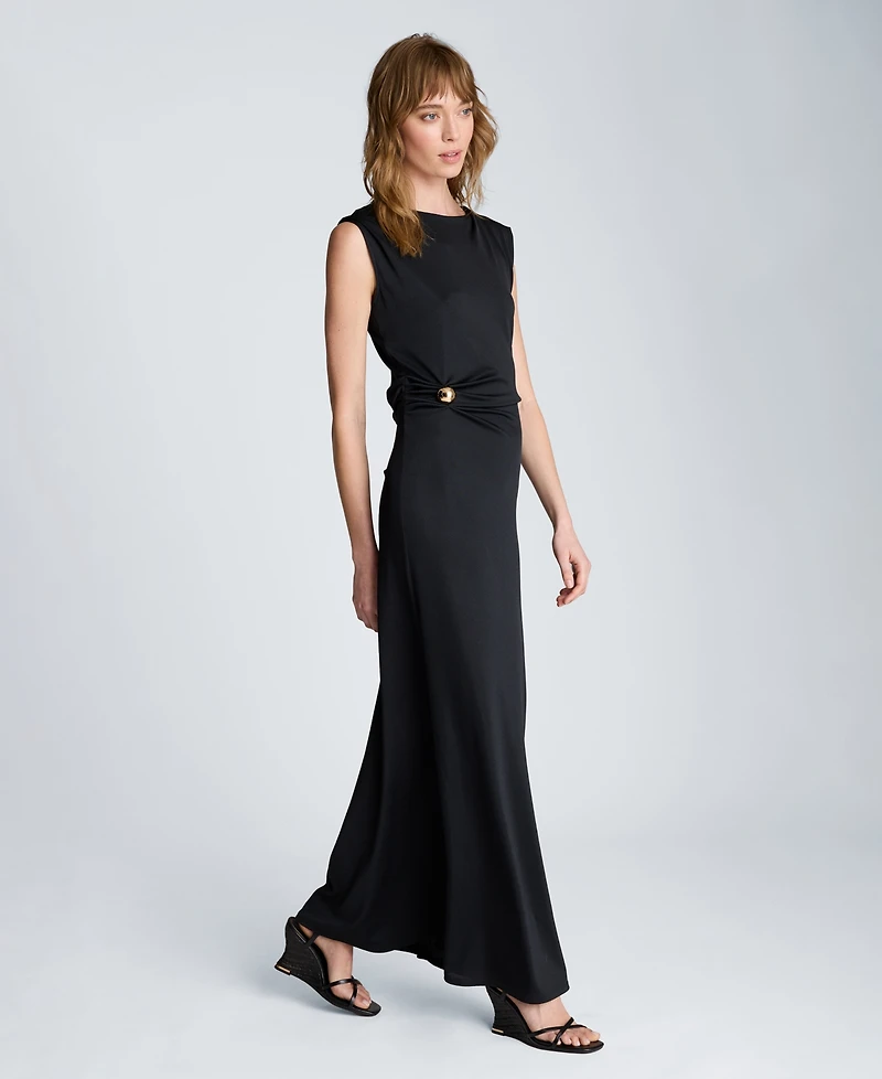 Kenneth Cole Women's Waist Drape Maxi Dress