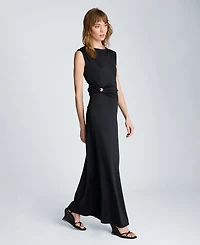 Kenneth Cole Women's Waist Drape Maxi Dress