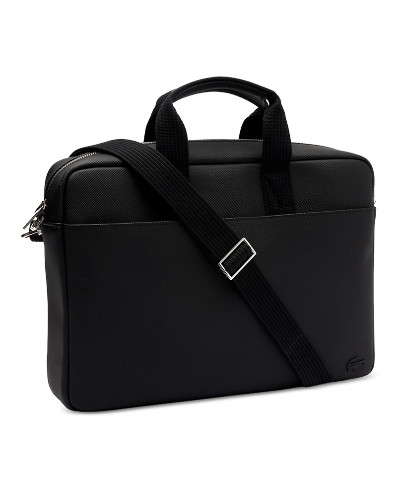 Lacoste Men's Pique Effect Computer Bag