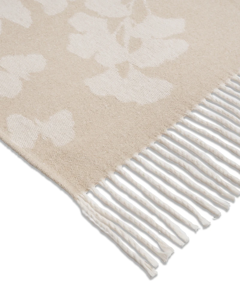Michael Aram Butterfly Gingko Throw, 60" x 70"
