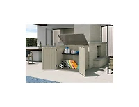 Slickblue Outdoor Heavy Duty Plastic Garbage Bin Trash Can Storage Shed