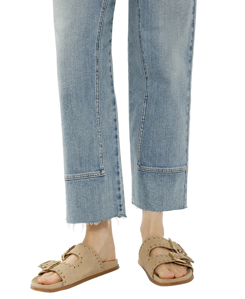 Silver Jeans Co. Women's Western Relaxed Straight Leg