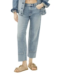 Silver Jeans Co. Women's Western Relaxed Straight Leg
