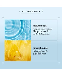 philosophy hope in a jar hyaluronic glow moisturizer with hyaluronic acid & pineapple extract, 2-oz.