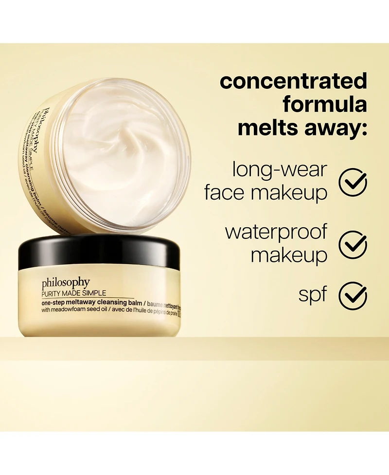 philosophy Purity One-Step Meltaway Cleansing Balm, 3.38 oz.