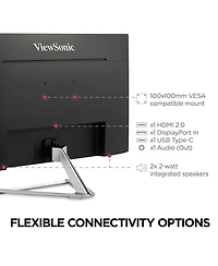 ViewSonic VX2776-4K-mhdu 16:9 4K Ultra Hd Usb-c Ips Led Hdr Monitor