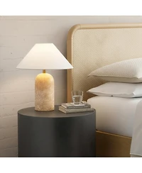 Brightech Sansa Stone Led Table Lamp with Dimmer (13")