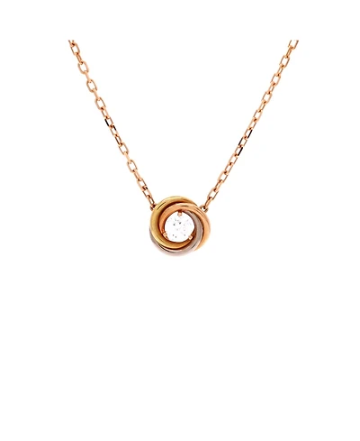 Pre-Owned Cartier Trinity Diamond Pendant Necklace