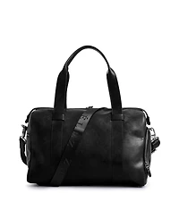 Velez Leather Duffle Bag Aged Effect