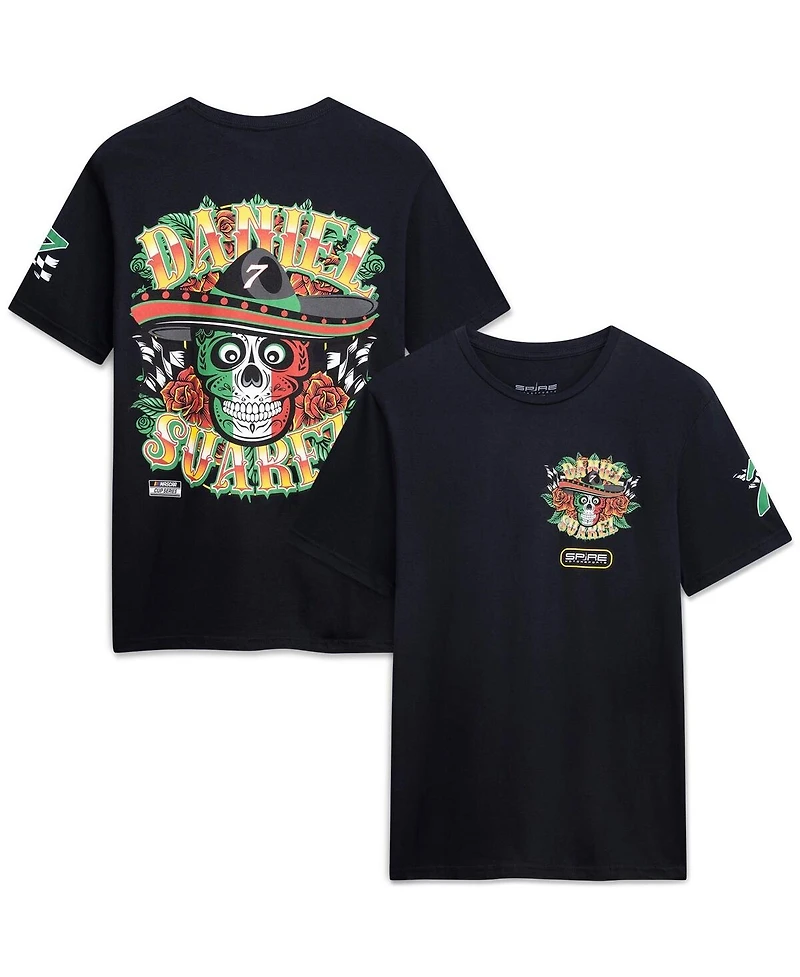 Classic Ink Usa Men's Black Daniel Suarez 7 Spire Motorsports T-Shirt